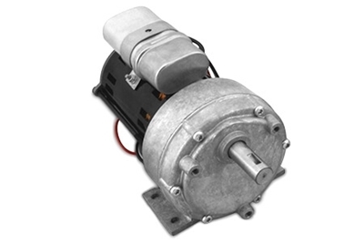Foot mount model shown with single phase AC motor.